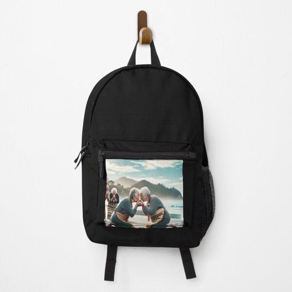 Item preview, Māori Wahine Elders Hongi on the Beach - Embrace of Tradition and Unity designed and sold by Te-Ane.