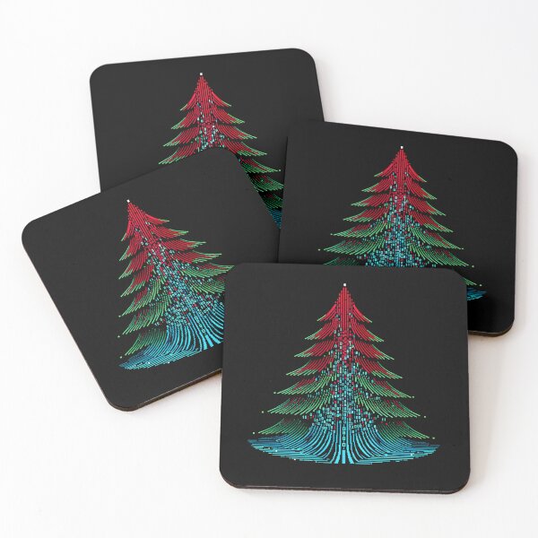 Item preview, Colorful Funny Binary Christmas Tree for Programmer Software developer man woman designed and sold by All Year Round.