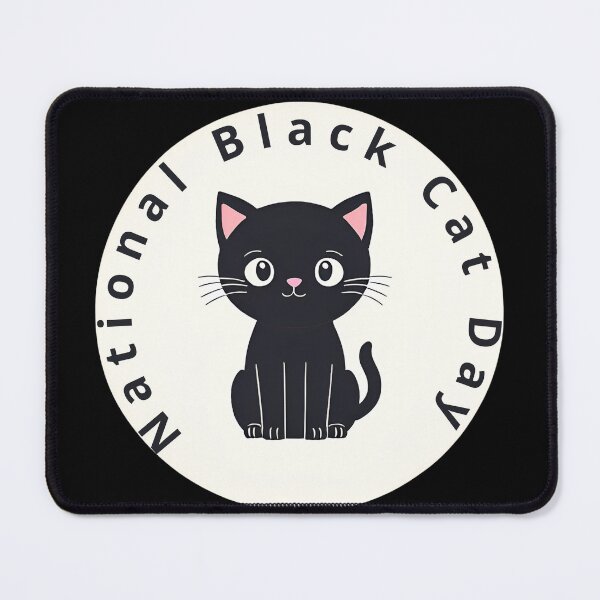 Item preview, National Black Cat Day Cat Mom. designed and sold by DotisDreams.