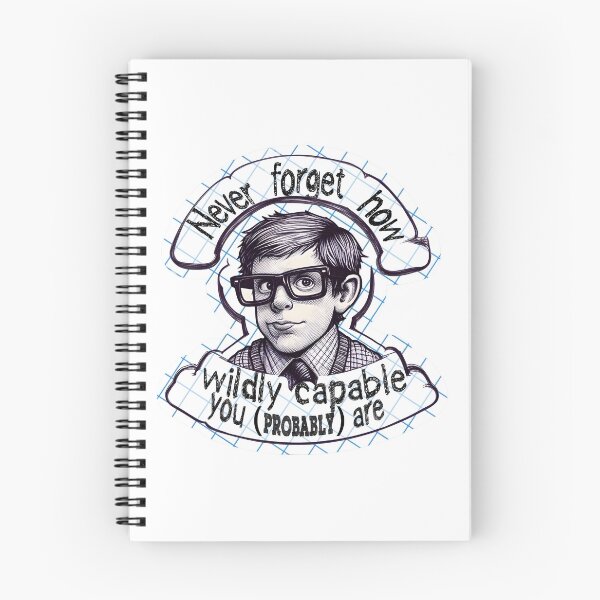 Item preview, Never Forget How Wildly Capable You (probably) Are- Funny- Sarcastic- de motivational designed and sold by SomniferumWars.