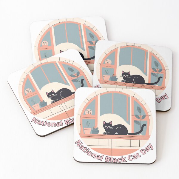 Item preview, National Black Cat Day Cat Mom. designed and sold by DotisDreams.