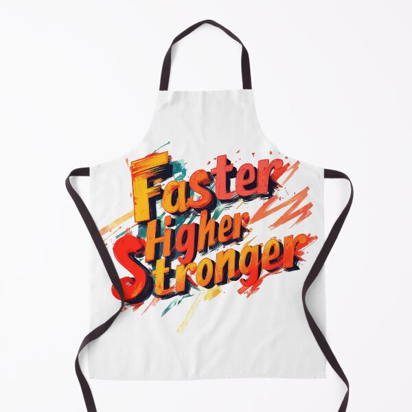 Item preview,  Motivational Text: Faster Higher Stronger designed and sold by Areebanawab.