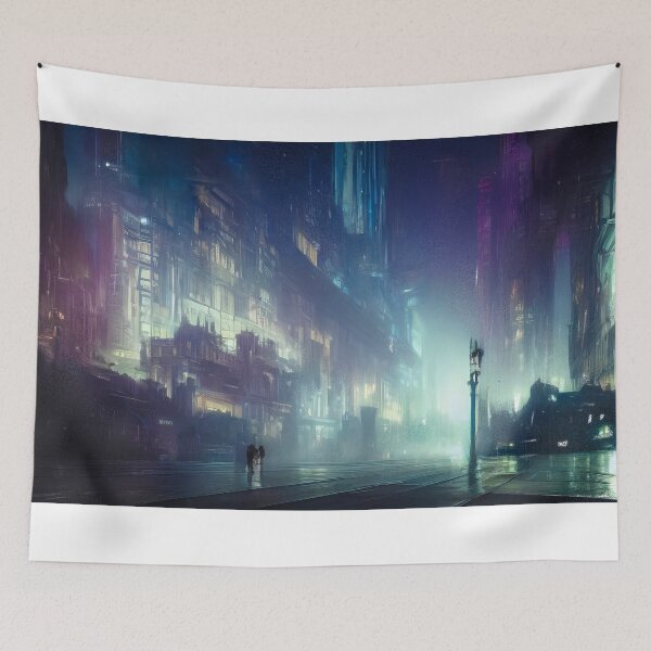Item preview, A Rainy Evening in The Neon City designed and sold by Adrian I Barnett.