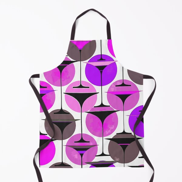 Item preview, Atomic Fifties Inspired Martinis In Purple And Pink designed and sold by taiche.