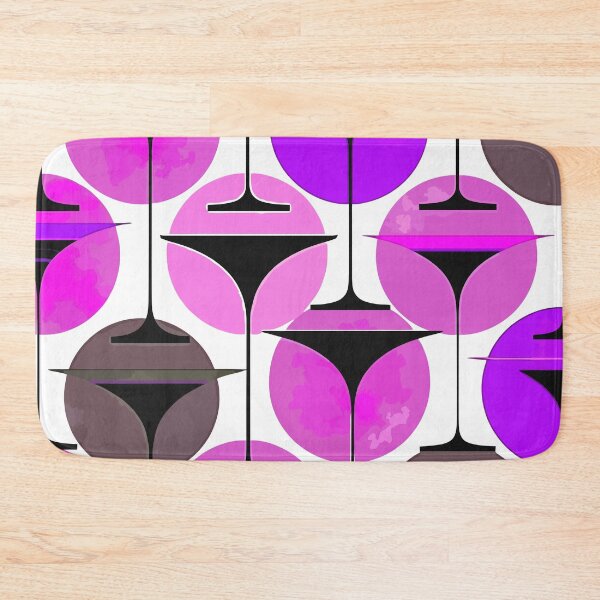 Item preview, Atomic Fifties Inspired Martinis In Purple And Pink designed and sold by taiche.