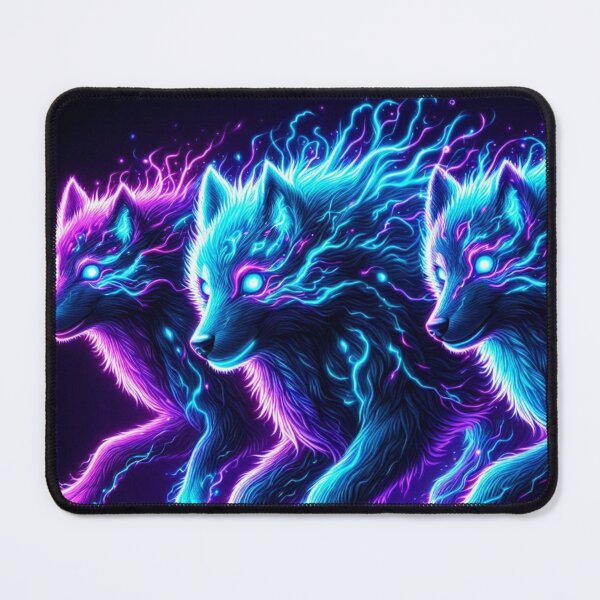 Item preview, Neon Wolf Pack designed and sold by TeslaSt0re.