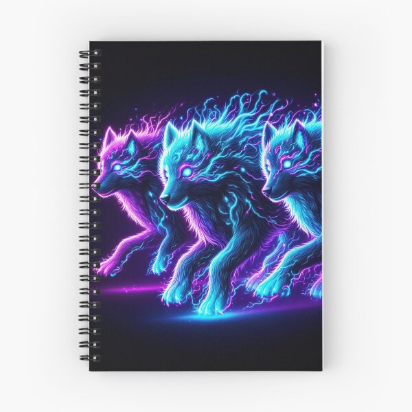 Item preview, Neon Wolf Pack designed and sold by TeslaSt0re.