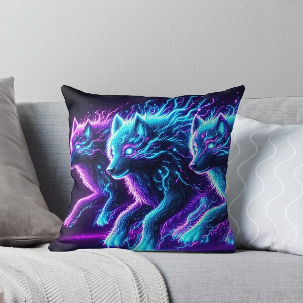 Item preview, Neon Wolf Pack designed and sold by TeslaSt0re.