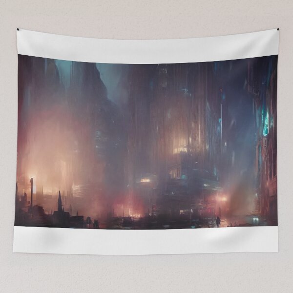 Item preview, An Evening in The Neon Night City designed and sold by Adrian I Barnett.