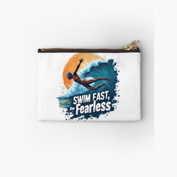 Item preview, swimmer quotes , swim fast live fearless, swimming quotes  designed and sold by venavar.