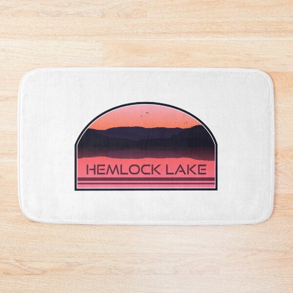 Item preview, Hemlock Lake New York Red Sunrise designed and sold by Esskay Designs.