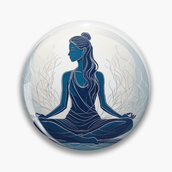 Item preview, Meditierende Frau-Silhouette designed and sold by BysonDesigns.
