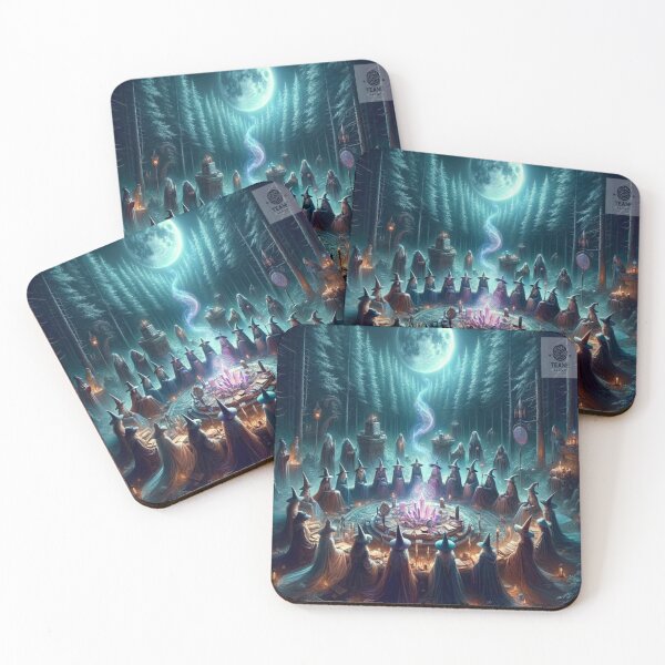 Item preview, Full Moon Witches Circle - Gathering of Magic and Lunar Energy designed and sold by Te-Ane.