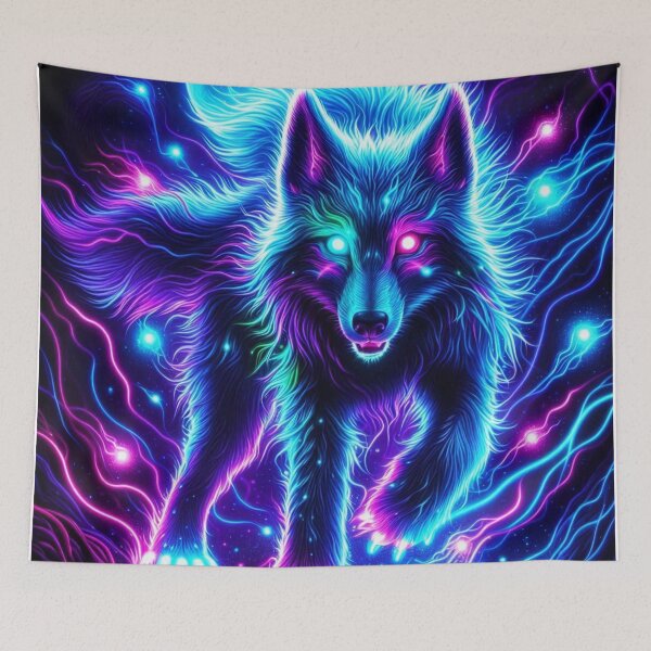 Item preview, Neon Wolf Hunter designed and sold by TeslaSt0re.