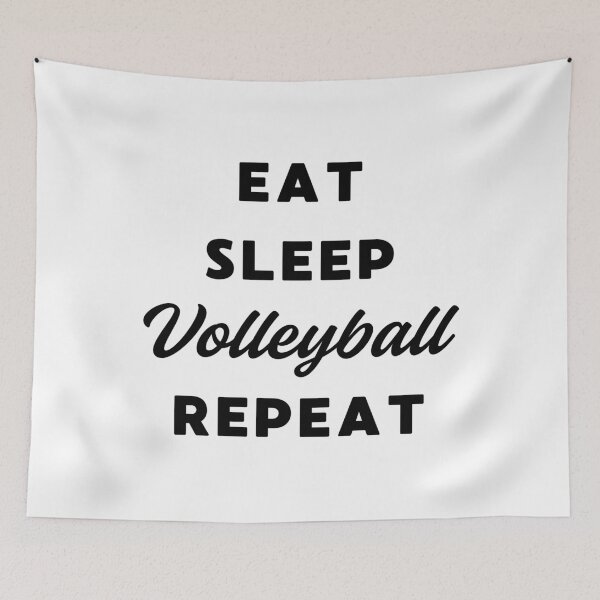 Item preview, EAT SLEEP Volleyball REPEAT | Funny Gift for Volleyball Lover designed and sold by PakoArtStudio.