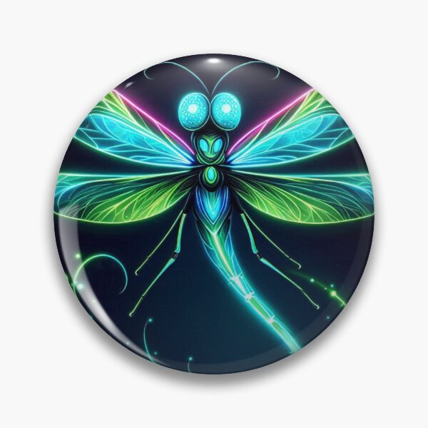 Item preview, Neon Dragonfly designed and sold by TeslaSt0re.