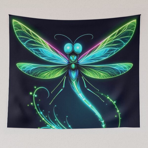 Item preview, Neon Dragonfly designed and sold by TeslaSt0re.