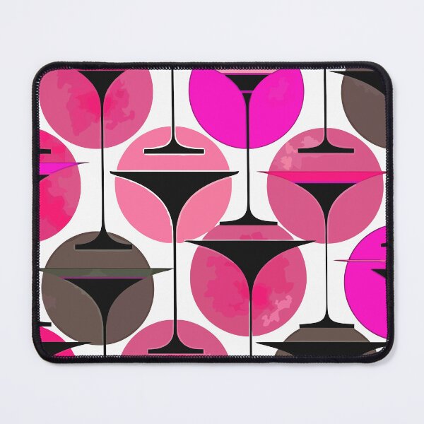 Item preview, Atomic Fifties Inspired Martinis In Magenta And Pink designed and sold by taiche.