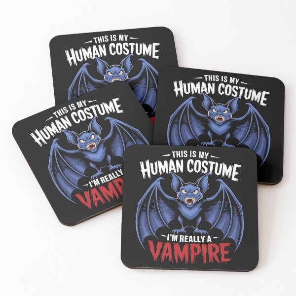 Item preview, This Is My Human Costume, I'm Really a Vampire - Funny Halloween Design designed and sold by VioladesignByRW.