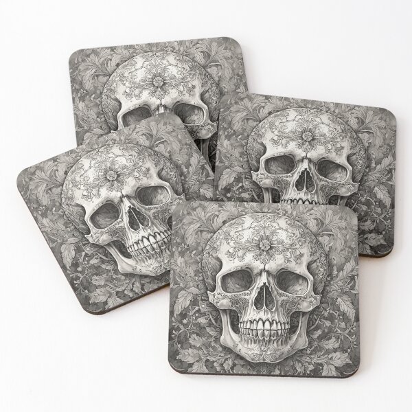 Item preview, Ornamentierter Schädel designed and sold by BysonDesigns.