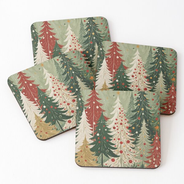 Item preview, Abstract Holiday Forest designed and sold by Lizetteh.