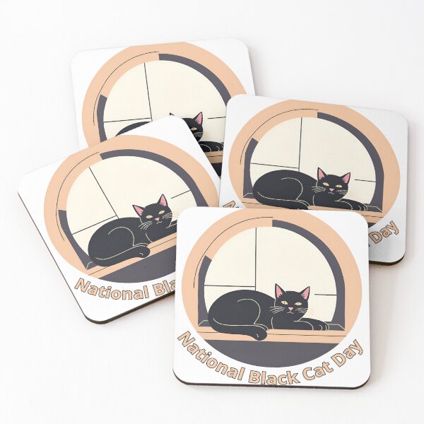 Item preview, National Black Cat Day Cat Mom. designed and sold by DotisDreams.