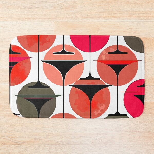 Item preview,  Atomic Fifties Inspired Martinis In Magenta Pink And Red designed and sold by taiche.