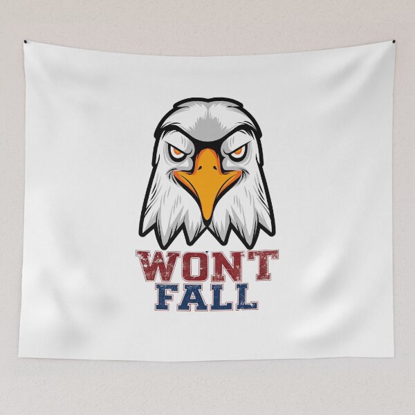 Item preview, Strength and Resilience with a Majestic Eagle: We Won't Fall Design designed and sold by Colorful-Garden.