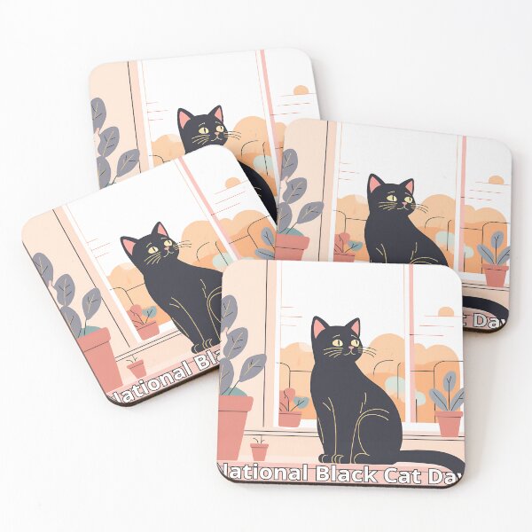 Item preview, National Black Cat Day Cat Mom. designed and sold by DotisDreams.