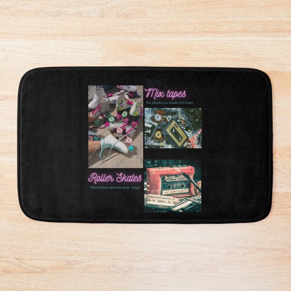 Item preview, 80s Mix Tapes and Roller Skates – Retro Nostalgia Design designed and sold by CWT-JustforFun.