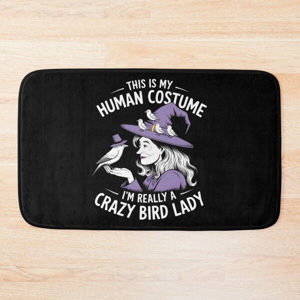 Item preview, This Is My Human Costume, I'm Really a Crazy Bird Lady - Funny Halloween Design designed and sold by VioladesignByRW.