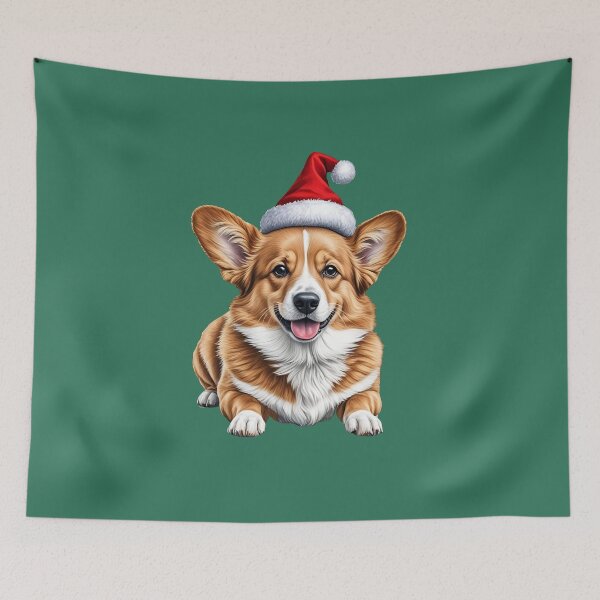 Item preview, Cute Christmas corgi dog designed and sold by Purr95.