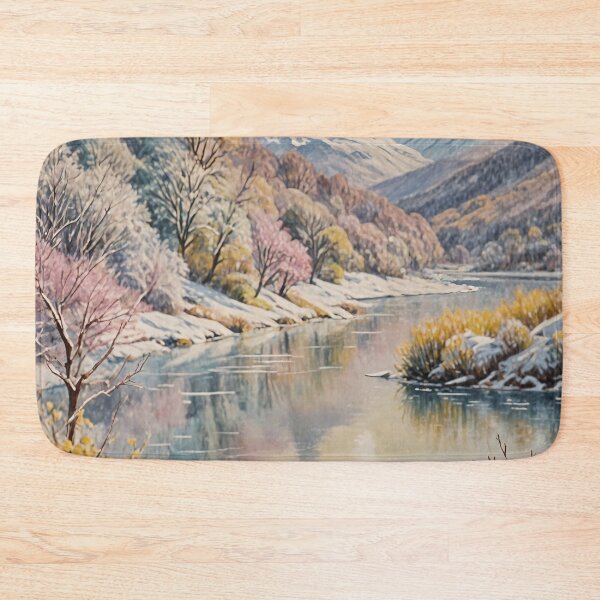 Item preview, Winter Lake in Pastel designed and sold by Lizetteh.