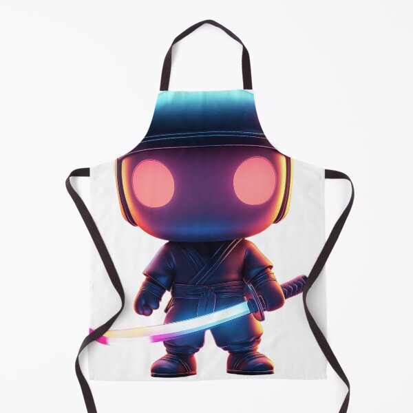 Item preview, Cyber Glowing Ninja - Neon Futuristic Warrior designed and sold by pixal-shop.