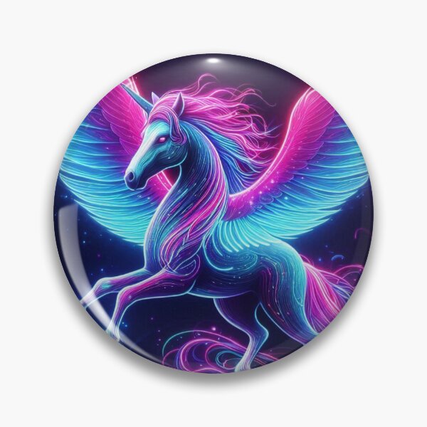 Artikelvorschau, Neon Pegasus entworfen und verkauft von TeslaSt0re.