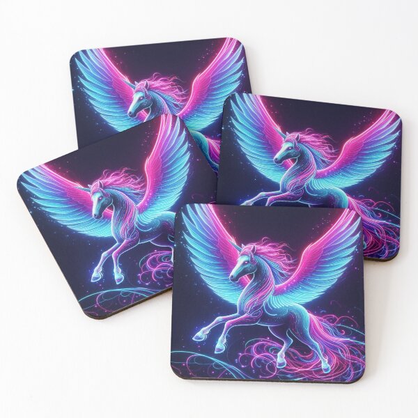 Artikelvorschau, Neon Pegasus entworfen und verkauft von TeslaSt0re.