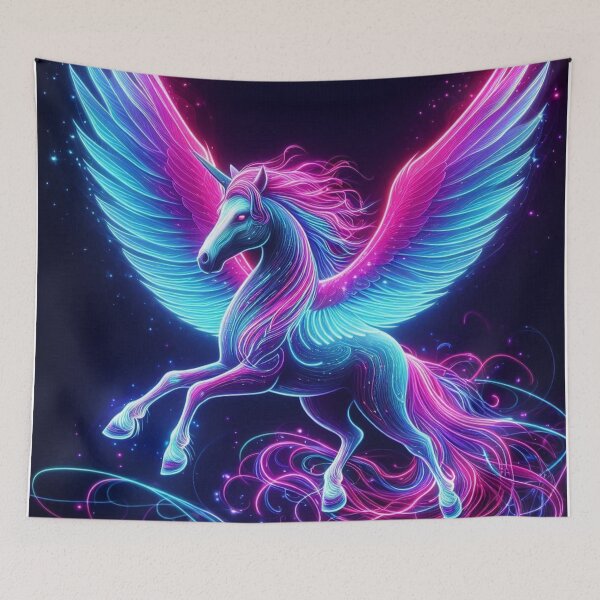 Artikelvorschau, Neon Pegasus entworfen und verkauft von TeslaSt0re.