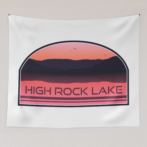 Item preview, High Rock Lake North Carolina Red Sunrise designed and sold by Esskay Designs.