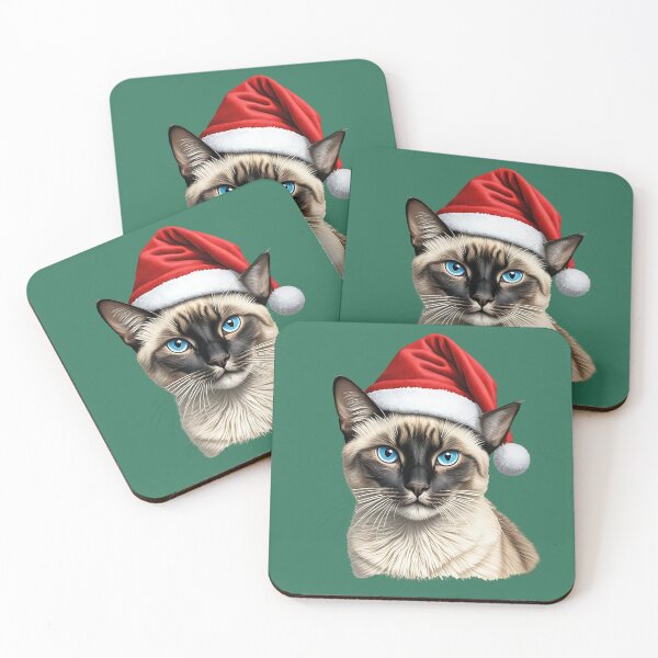 Item preview, Siamese cat christmas designed and sold by Purr95.