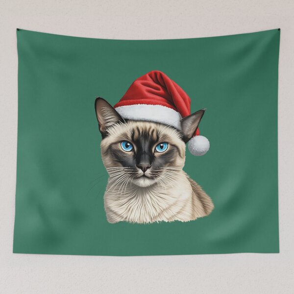 Item preview, Siamese cat christmas designed and sold by Purr95.