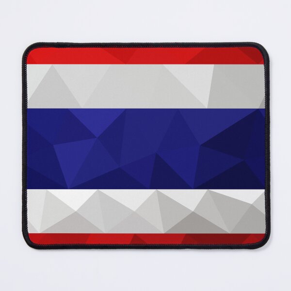 Item preview, Geometric Thailand Flag Art – Modern Tri-Color Design designed and sold by OrangePoly.