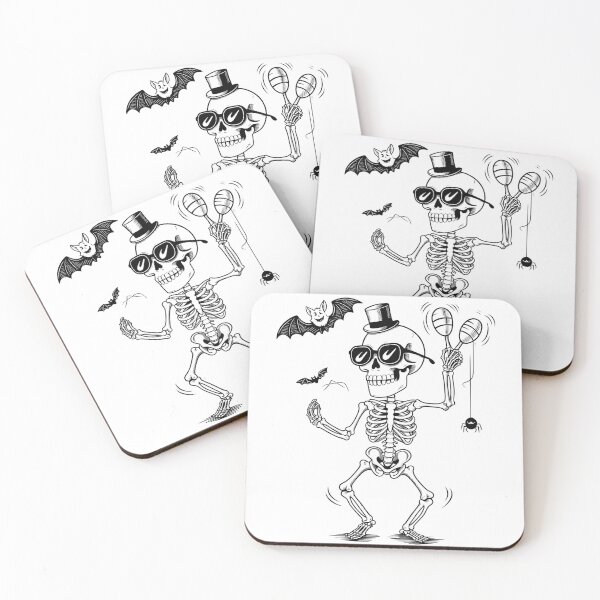 Item preview, Fun Halloween Skeleton – Playful and Spooky Art designed and sold by BestChooseArt.