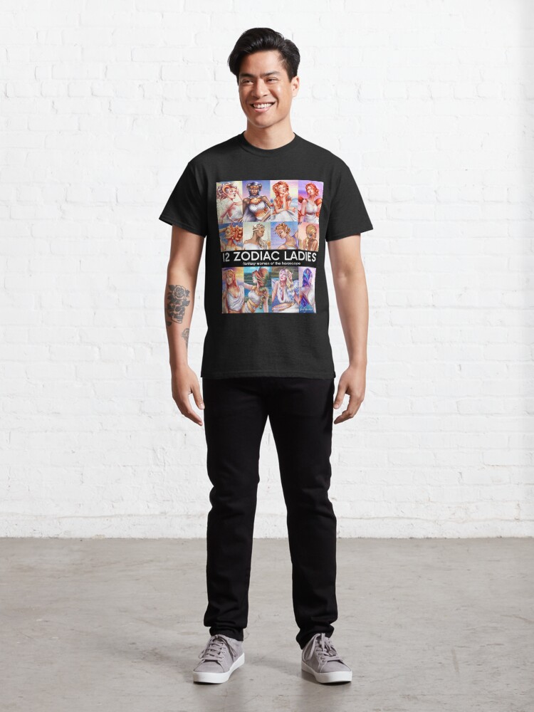 Alternate view of 12 Zodiac Ladies Classic T-Shirt