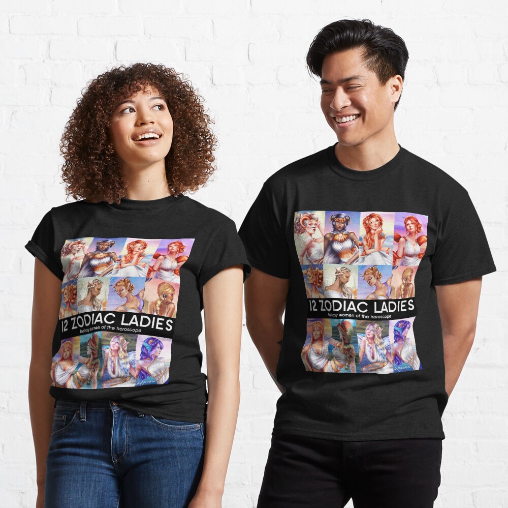 12 Zodiac Ladies Classic T-Shirt