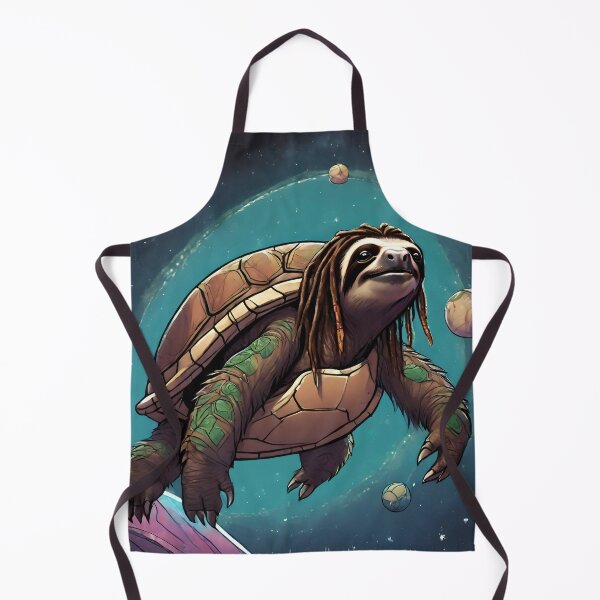 Item preview, Bazza the Sloth turtle in space designed and sold by Tassiedreads.