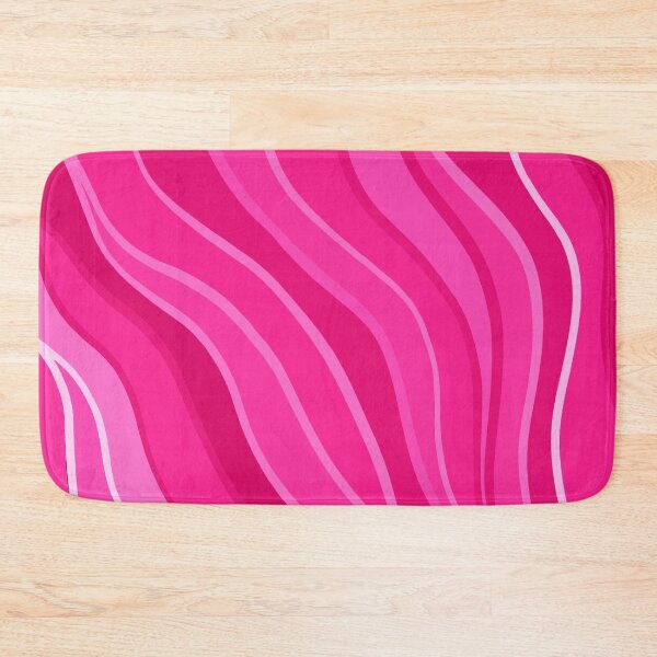 Item preview, Pink color zebra wavy thick stripes background  designed and sold by SpinklyCreations.