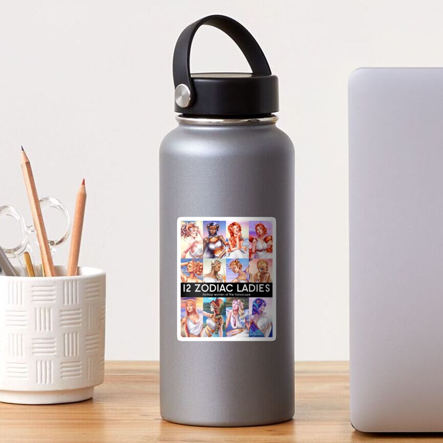 12 Zodiac Ladies Sticker
