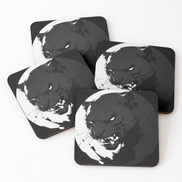 Artikelvorschau, Schwarzer Panther, Wütender schwarzer Panther, Schöner schwarzer Panther entworfen und verkauft von PatternFly.