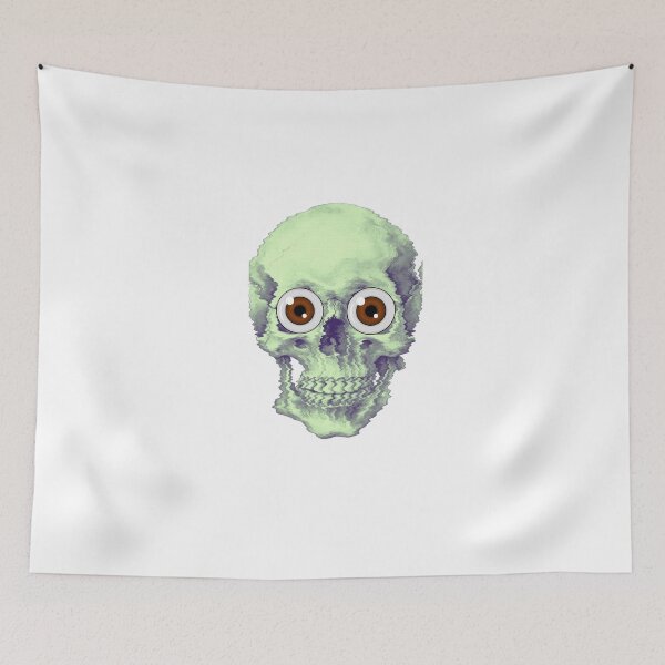 Item preview, The Funniest Part of Halloween Parties: Skull T-shirt designed and sold by Pigmentra.