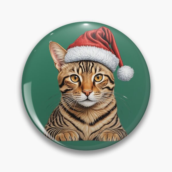 Item preview, Christmas bengal cat designed and sold by Purr95.